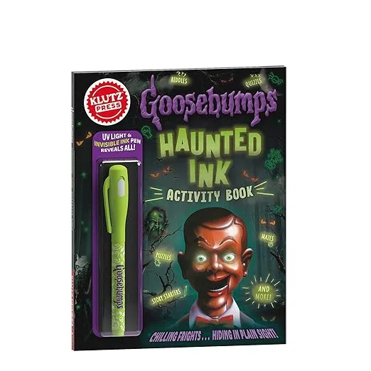 Goosebumps Invisible Ink Activity Book