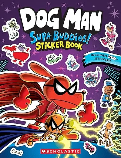Dog Man: Supa Buddies Sticker Book