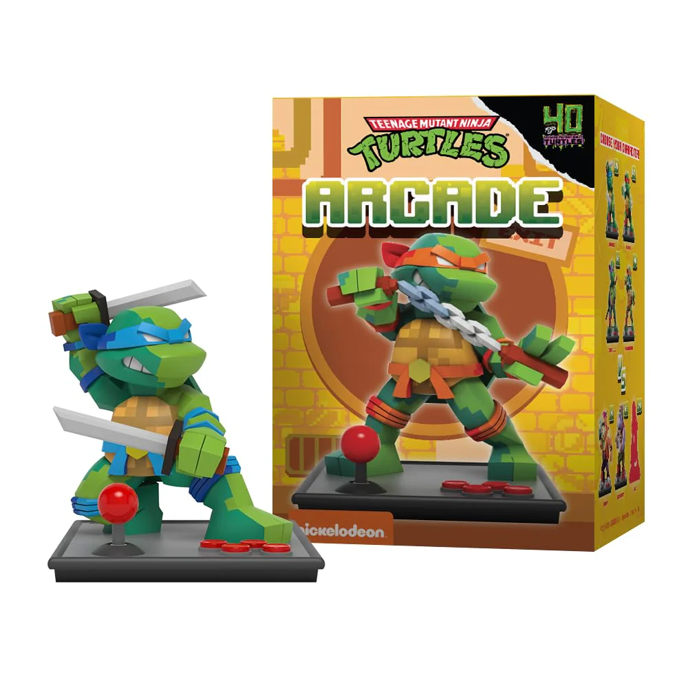 Mighty Jaxx Arcade: Teenage Mutant Ninja Turtles - Blind Box Toy Collectible Figurines