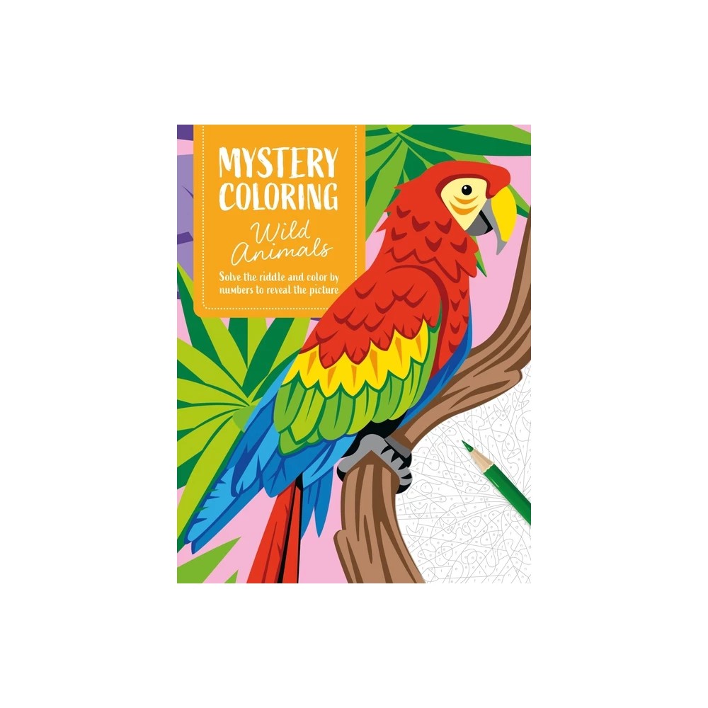 Mystery Coloring Wild Animals (paperback)