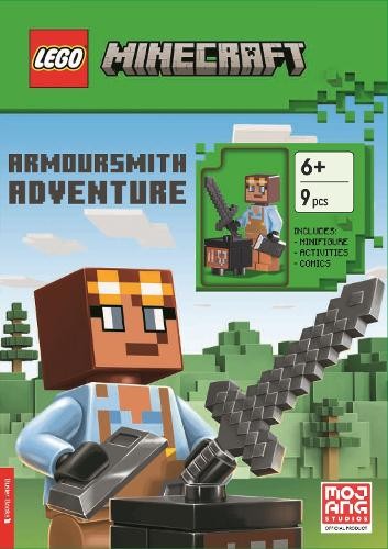 LEGO Minecraft: Armoursmith Adventure Activity Book (with Armoursmith minifigure and accessories)