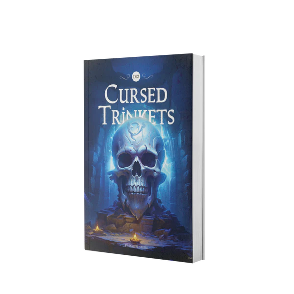 D12 Cursed Trinkets for Fantasy TTRPGs (softcover)
