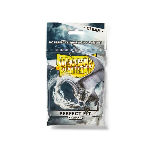 Dragon Shield - Perfect Fit Standard Size Sleeves 100pk - Clear
