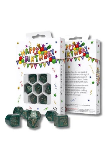 Happy Birthday Dice Set: Balloons