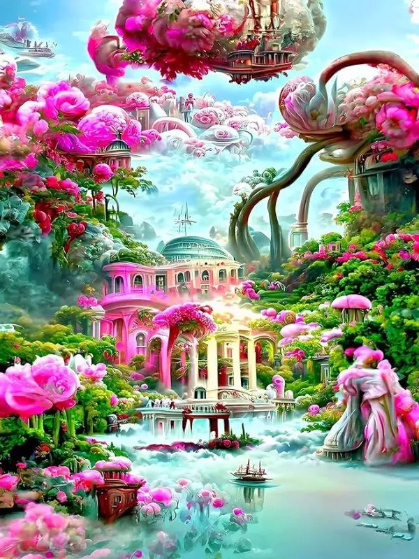 Diamond Painting -Canvas 50x40cm - Painting 45x35cm Scenery
