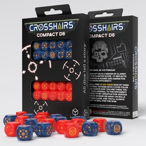 Crosshairs Compact D6: Cobalt&Red