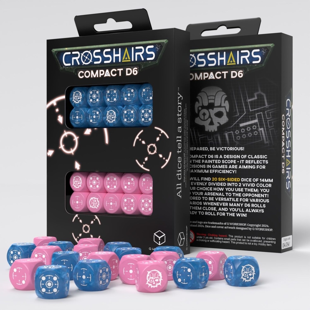 Crosshairs Compact D6: Blue&Pink