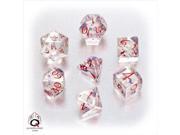 Classic RPG Translucent & blue-red Dice Set