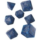 Elvish Cobalt & Silver Dice Set