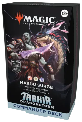 Magic: The Gathering - Tarkir: Dragonstorm Commander Deck - Mardu Surge (Red-White-Black)