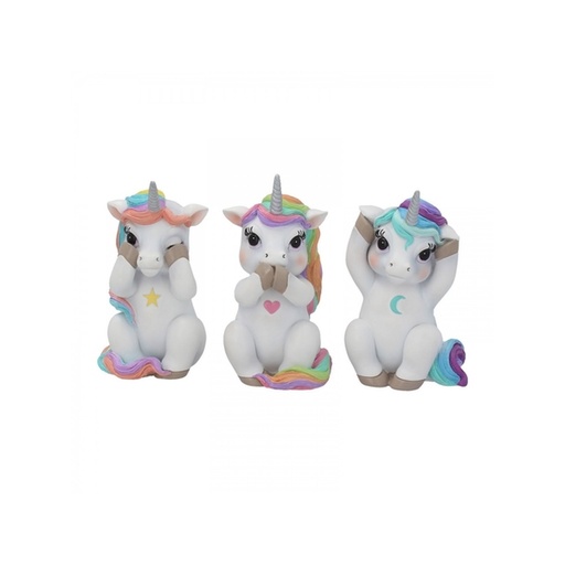Three Wise Cutiecorns 9.5cm