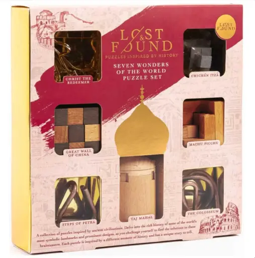 Lost & Found: Seven Wonders Of The World Puzzle Set