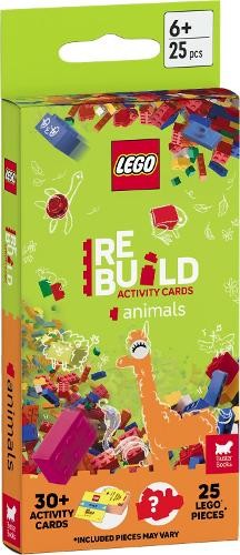 LEGO® Buster Books LEGO® Books: ReBuild Activity Cards: Animals (with Over 30 Activity Cards and 25 LEGO Elements) (Cards)
