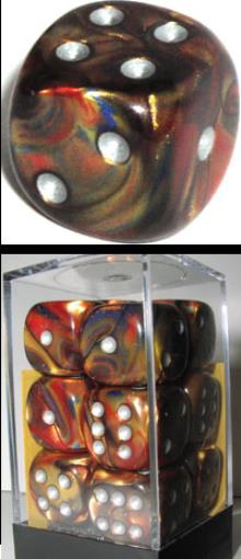 Gold/Silver D6 dice