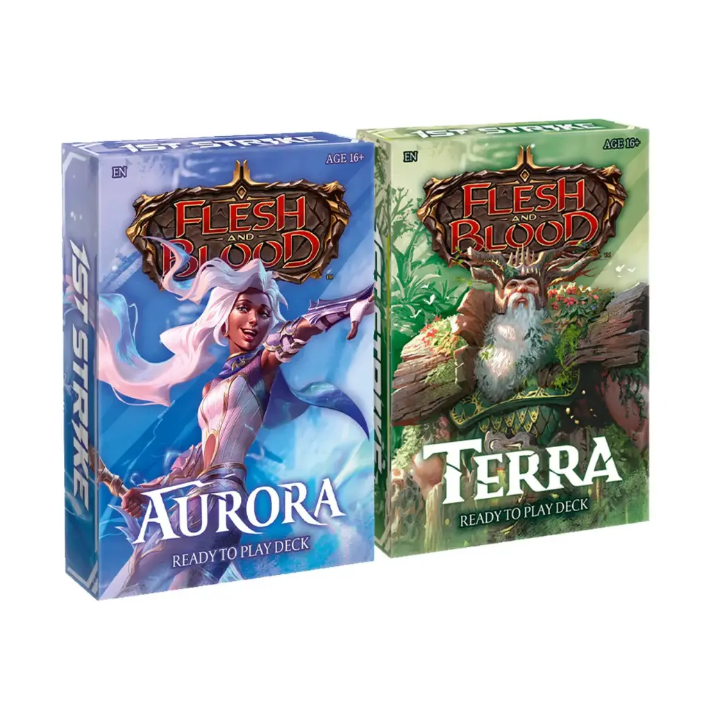 Flesh and Blood - 1st Strike Decks - Both Aurora and Terra