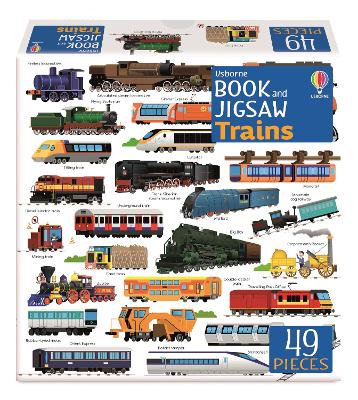 Usborne Book and Jigsaw: Trains