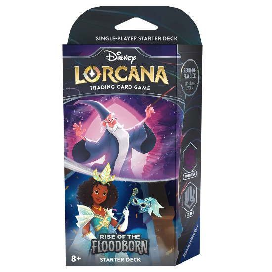 Disney Lorcana: Rise of the Floodborn Starter Deck - Amethyst & Steel