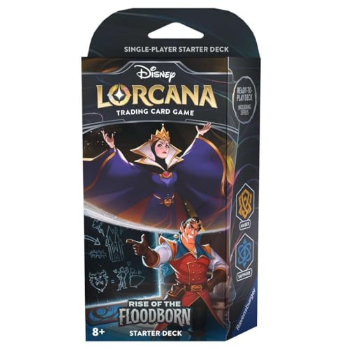 Disney Lorcana: Rise of the Floodborn Starter Deck - Amber & Sapphire