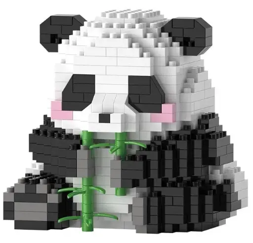Micro Puzzle Building Blocks Panda