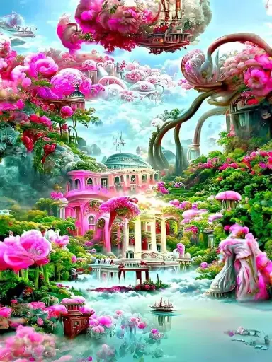 Diamond Painting -Canvas 50x40cm - Painting 45x35cm Scenery