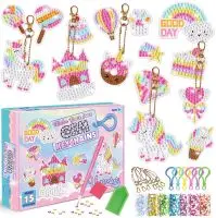 Diamond Painting Keychain Set 15pcs - Unicorn